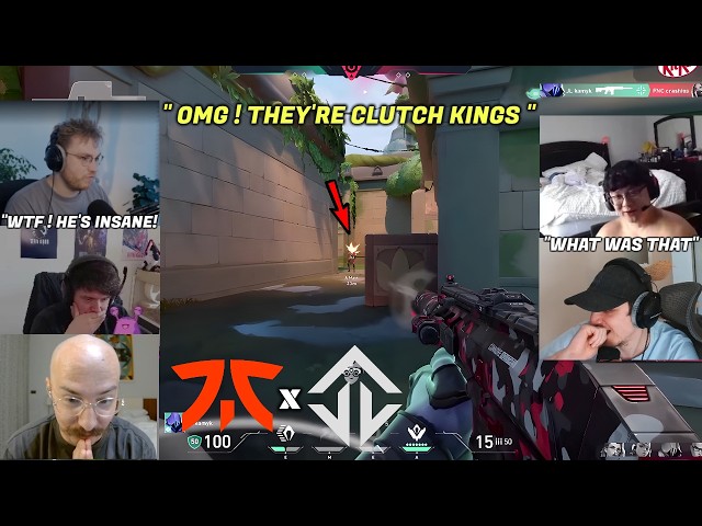 28 Minutes of Streamers React to FNC vs JL Crazy Moments in VCT EMEA Stage 2 Play-Ins