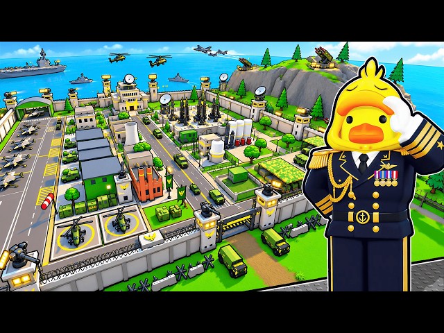 I Built ULTIMATE Military Empire Tycoon in Roblox!