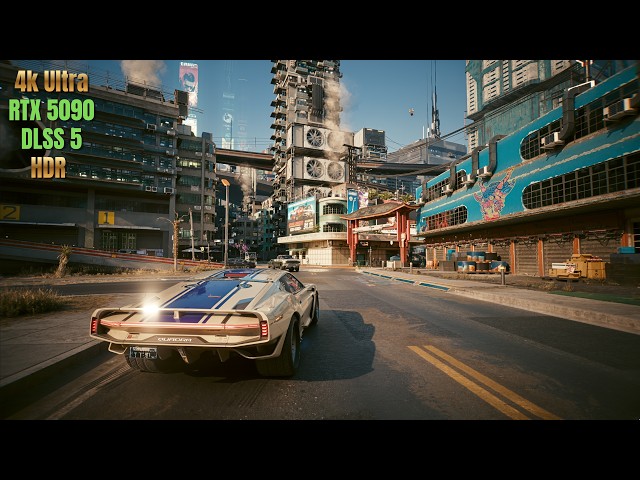Cyberpunk 2077 with DLSS 5 + 4K HDR Looks Incredible! | RTX 5090