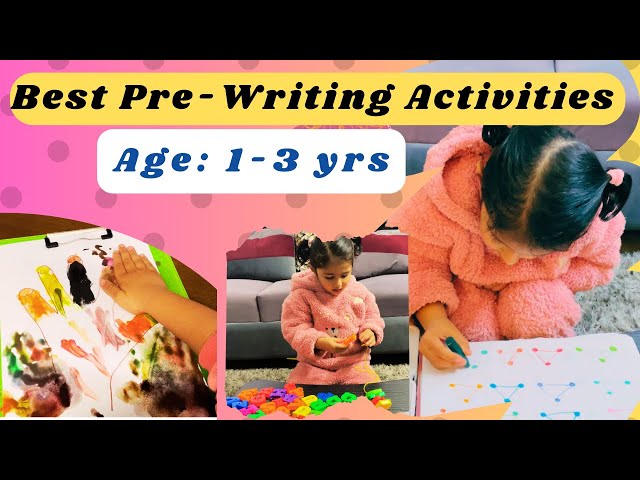 Boost Your Child's Writing Skills: 5 Exciting Activities #toddleractivities #prewritingactivities