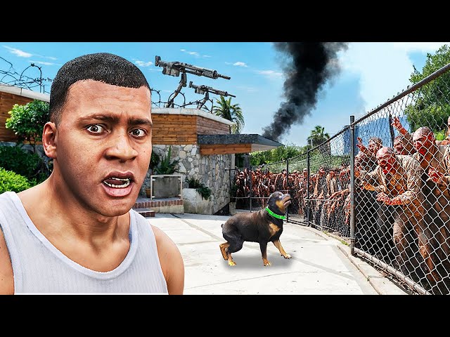 أحمي بيت فرانكلين من الزومبي في GTA 5!