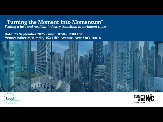 Turning the moment into momentum