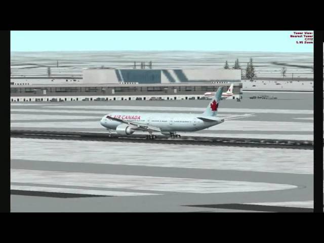Virtual Pilot 3D DEMO-Boeing 777-300ER Air Canada Takeoff