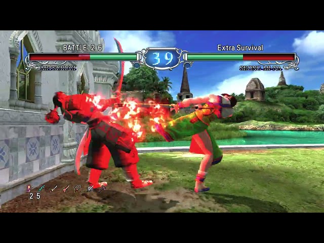 SoulCalibur II HD  Extra Survival Standard Mitsurugi 1 Xbox Series X 4K HDR