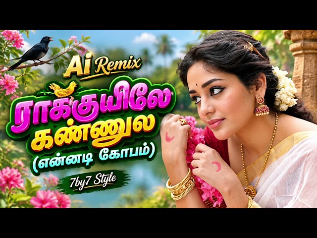 Raakkuyile Kannala Ennadi Kopam | Ai Remix Songs 7by7 Music Style 