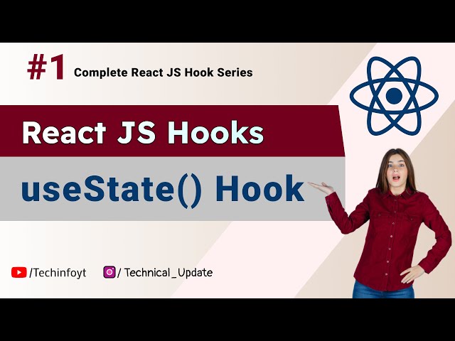 React JS useState Hook | Complete React Hooks Series