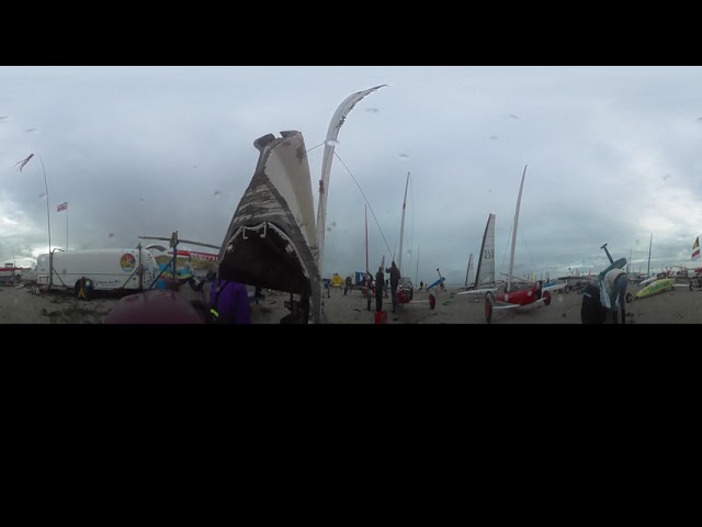 360 Video Land Yachting 2018 World Championship - preparing the yachts
