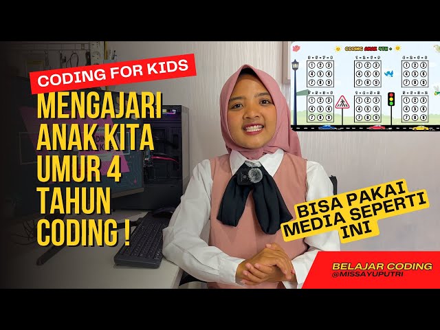 MENGAJARI ANAK KITA UMUR 4 TAHUN CODING ! BISA PAKAI MEDIA SEPERTI INI ? #codingforkids