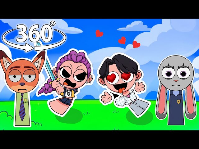 SPRUNKI ZOOTOPIA 2 React In 360! WHAT HAPPEND? |  (KPOP Demons Hunters)