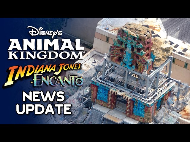 Indiana Jones Ride, Encanto Ride, and More Construction for Animal Kingdom -Tropical Americas Update