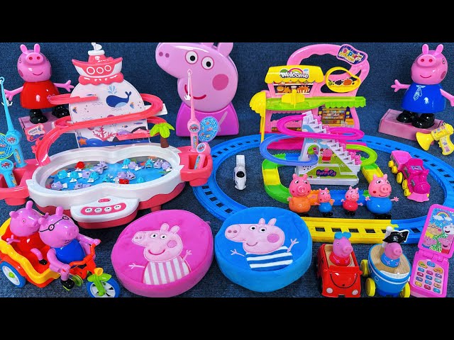 14 Minutes Satisfying with Unboxing Peppa Pig House Playground Toys Set Review | ASMR