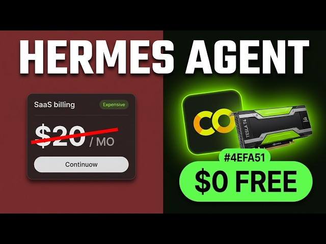 Run Hermes Agent FREE on Google Colab | T4 GPU + Ollama Setup Tutorial
