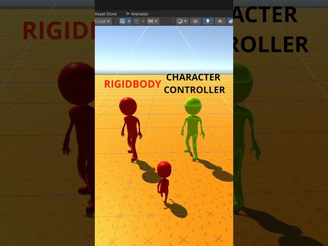 Important Concepts In Unity  - RigidBody VS Character Controller