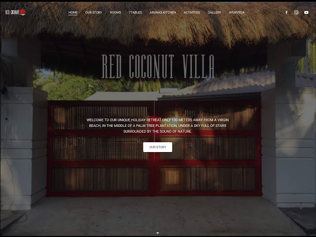 Bentota villa tour in 360° – Red Coconut Villa, Sri Lanka