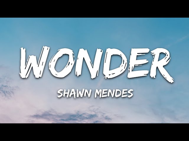 Shawn Mendes - Wonder (Lyrics)