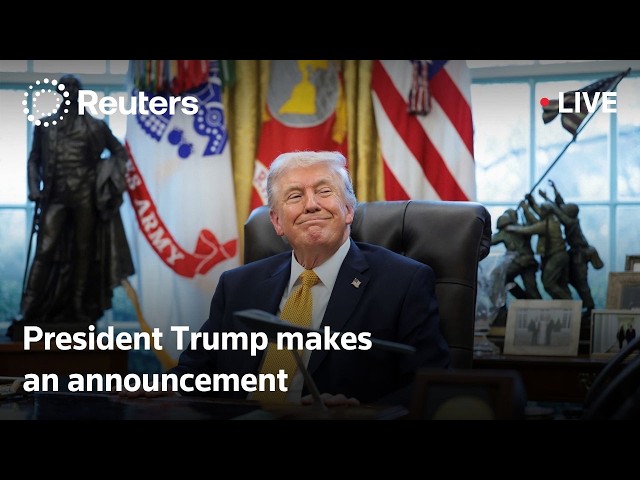 LIVE: President Trump makes an announcement