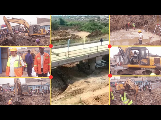 🚨 MAKALA NEW NGUNZA BRIDGE AT ELENGESA WATER DIVERTED, WORK IS PROGRESSING