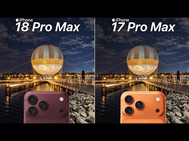 iPhone 18 Pro Max vs iPhone 17 Pro Max Camera Test - HUGE Upgrade?