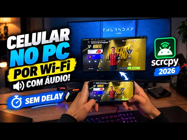 How to Mirror Your Phone Screen to PC via Wi-Fi with Audio | Scrcpy 2026