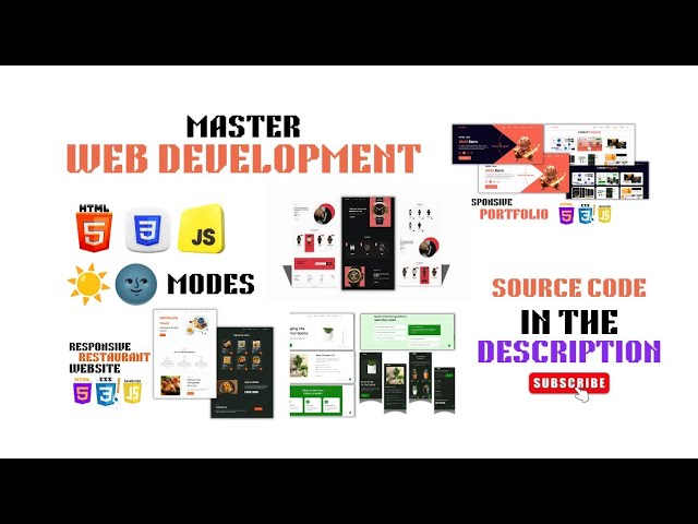 Master Frontend Web Development with 4 Real World Projects Using HTML CSS & JS Beginners to Advanced