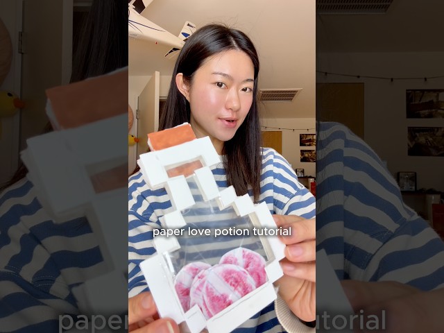 Paper love potion tutorial