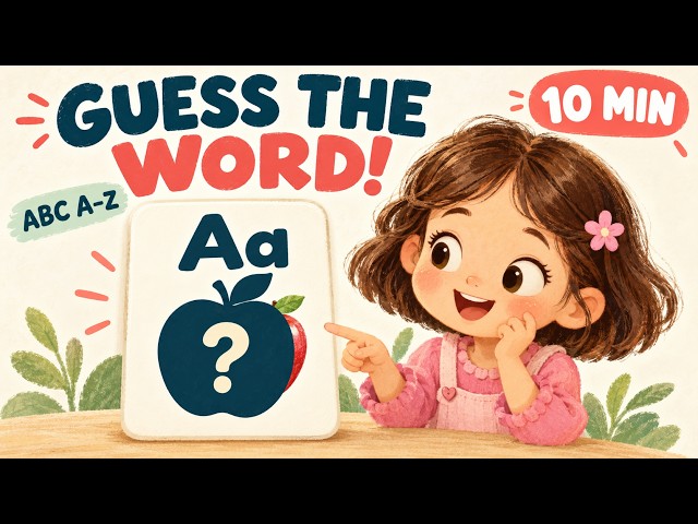 Guess the ABC! | Flashcards for Toddlers | Guess & Say A-Z with Mimi!