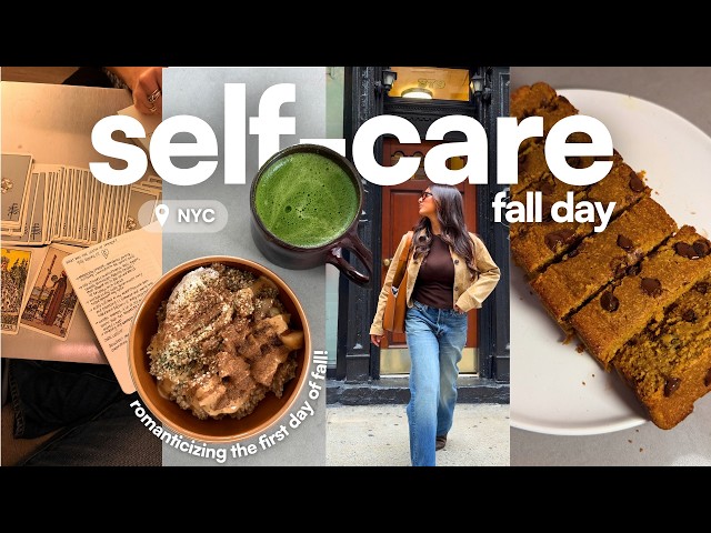 COZY FALL DAY IN NYC | solo dating, fall recipes, shopping, self care & hosting girls night