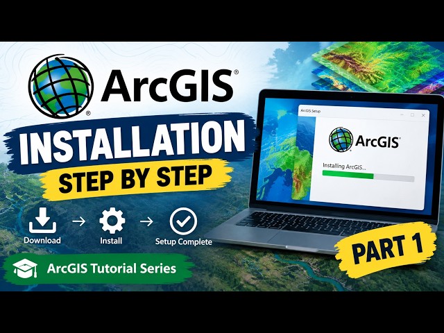 How to Install ArcGIS Step by Step | Beginner’s Guide | Part 1 | #thatsravi