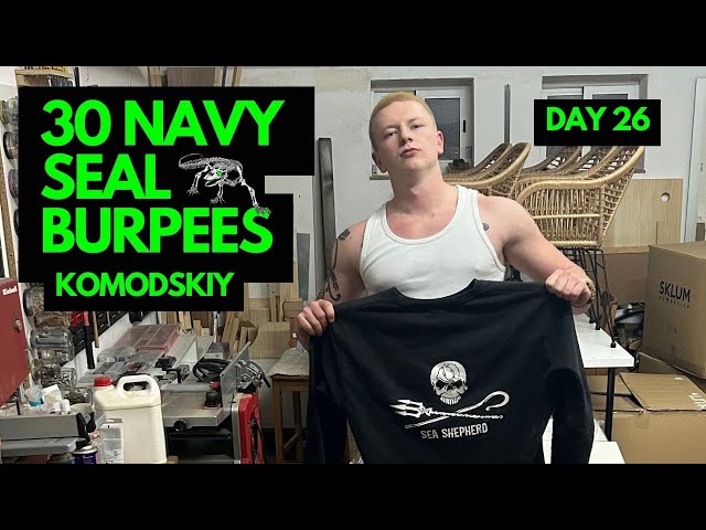 30 Navy SEAL Burpees! Day 26 of 30
