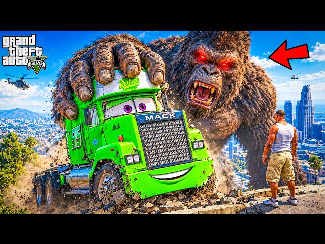 Franklin & Shinchan Cursed Talking Green Mack Truck is Missing in GTA 5!