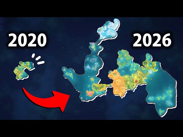 6 Years of Genshin Map History 1.0 to 7.0 Snezhnaya