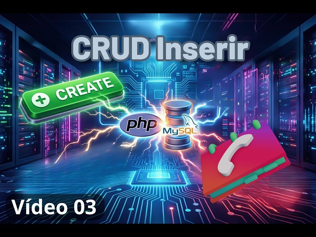➕ CRUD PHP MySQL #03 - Contact Registration (Insert - CREATE)