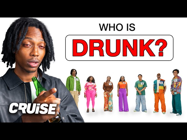 Can 5 SOBER PEOPLE find the 2 secret DRUNK PEOPLE Amongst Them?