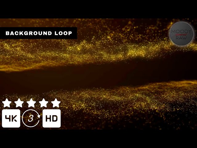 Superior Luxury Particle 4K Visual Loop (Silent) | Event Ambient Background | Seamless Loop