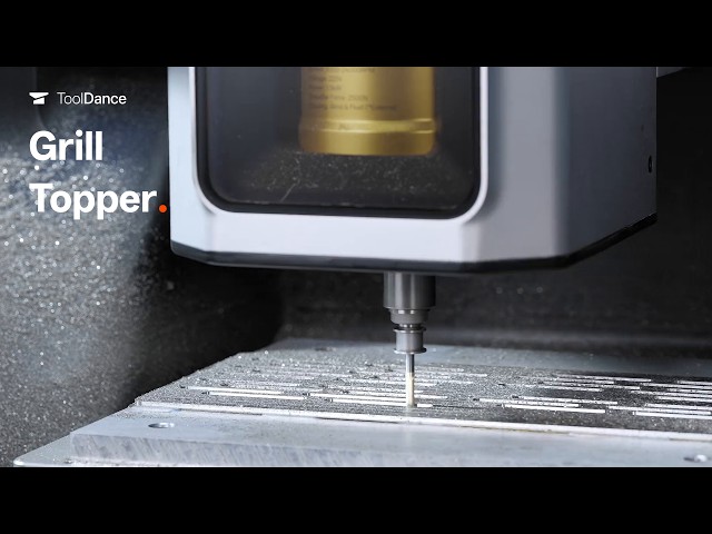 316 Stainless Steel Grill Topper CNC Machining | ToolDance X1