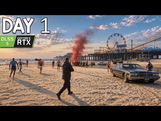 This Is a GTA 5 Zombie Apocalypse With DLSS5 - Day 1