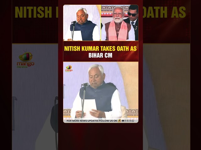 #NitishKumar Takes Oath As Bihar CM For The 10th Time | PM Modi | #Bihar | #YTShorts | Latest News