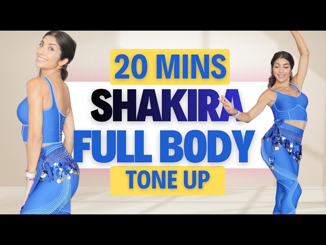 Shakira Hips Workout 🔥 20 Min Full Body Belly Dance (No Equipment)