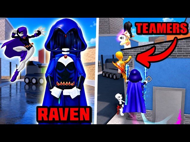 Raven vs an ENTIRE SERVER of TEAMERS in MM2... (Keyboard ASMR)