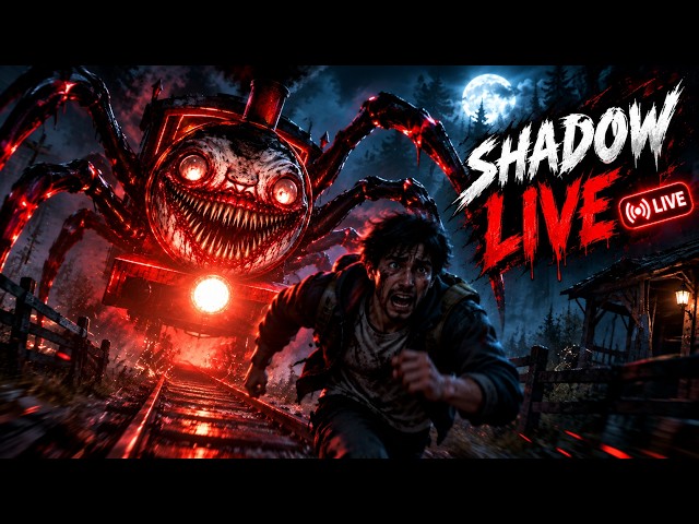 THE ESCARIEST TRAIN RIDE! Choo-Choo Charles LIVE #shortsfeed #horror #live