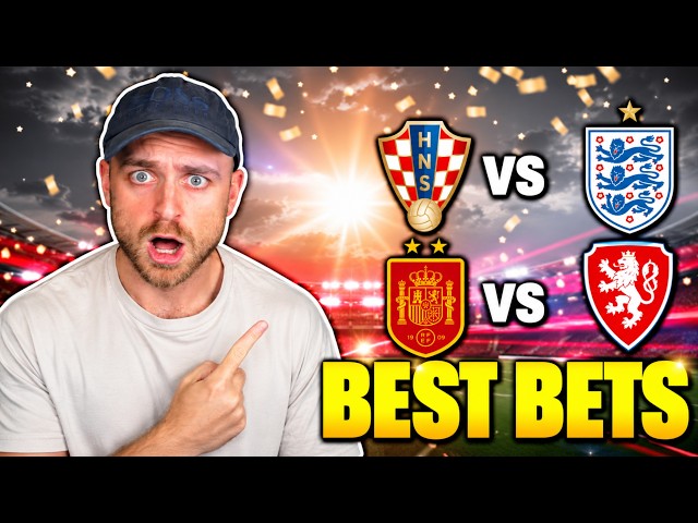 Croatia vs England & Spain vs Czechia! | Nations League Predictions & Best Bets | DAILY BREAKDOWN!