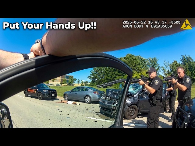 Teens Take Police on 120 MPH High Speed Chase & Crashes During Failed Escape on Bodycam!