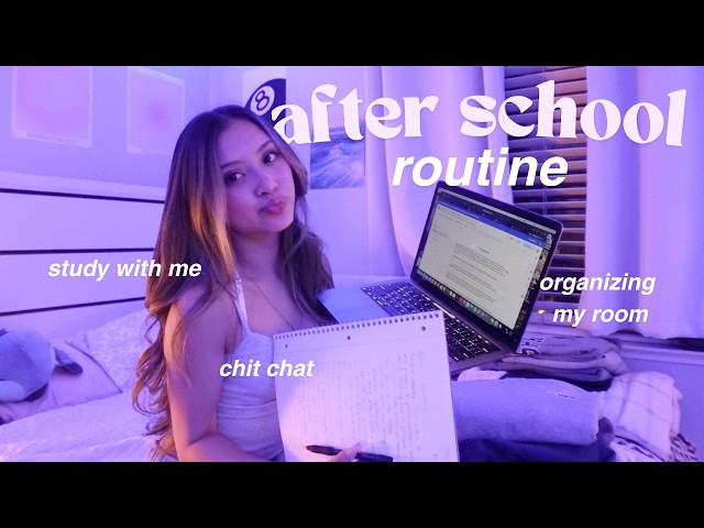 AFTER SCHOOL "realistic" ROUTINE ⭐️*senior year*