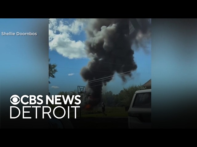 F-16 crashes in northern Michigan
