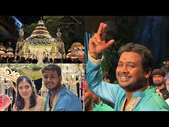 Singer Rahul Sipligunj Ganesh Nimajjanam 2026 | Rahul Wife Dance | Gopuram Setup | Pune Dhol Pathak