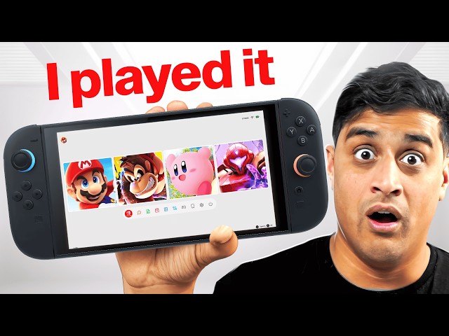 I ACTUALLY Played The Nintendo Switch 2 (Hands On Preview)