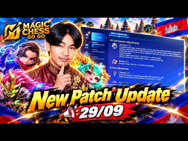New Patch Update 29/09 Magic Chess Go Go New Card For Hero 1 Cost