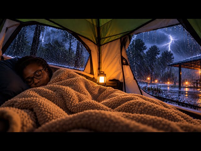 Solo Camping in a Severe Thunderstorm