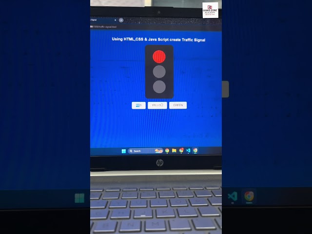 How Traffic signal work? | how to code html css & js #trending