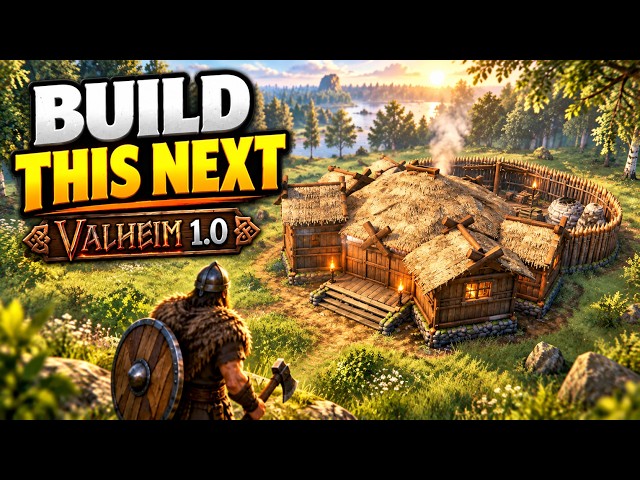 I Built the PERFECT Upgraded Base in Valheim 1.0